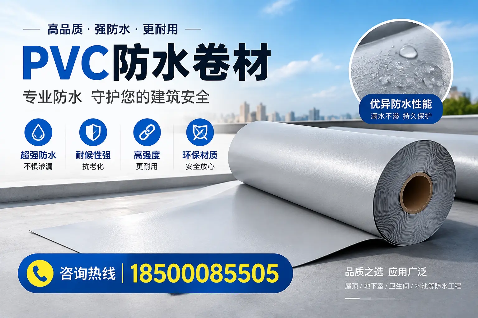 苏州地区pvc防水卷材的市场现状与发展趋势