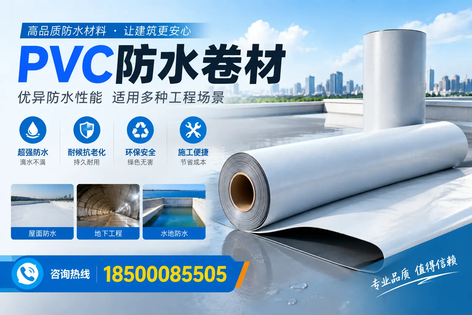 苏州PVC防水卷材的价格行情及购买渠道分析